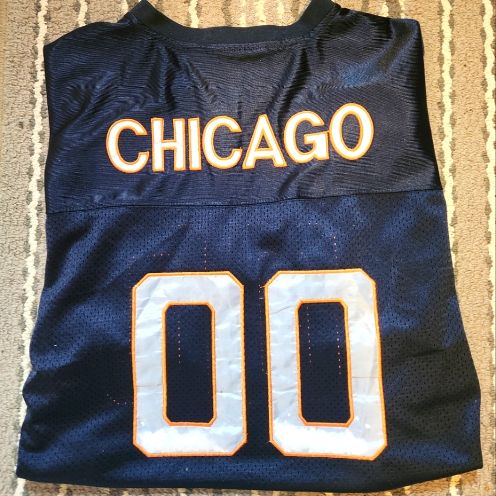 Chicago Bears Jersey With 00 On Front And Back.Size XL- Chicago Is On The Back